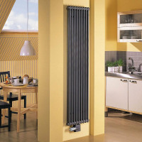 Vertical heating radiators: types + advantages and disadvantages + brand overview