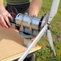 Generator eolian de la mașina de spălat: instrucțiuni de asamblare pentru o moară de vânt