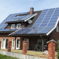 Heating a private house with solar panels: schemes and device