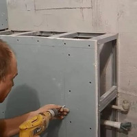 Nous fabriquons une boîte pour les tuyaux dans la salle de bain: instructions d'installation étape par étape