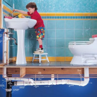 Kanalizaciją „pasidaryk pats“ bute: vidaus instaliacijos ir įrengimo taisyklės