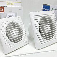 TOP-10-klassificering af lydløse ventilatorer til et badeværelse med en returventil