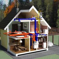 Cottage heating: schemes and nuances of organizing an autonomous heating system