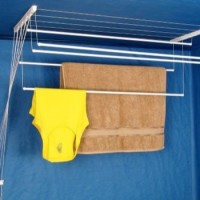 Stropné sušičky na prádlo na balkóne: päť populárnych modelov + tipy na výber a inštaláciu