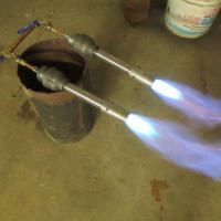 Gör-det-själv-injektion Gasbrännare: smedmanual