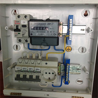 Connection of a single-phase electric meter and automatic machines: standard schemes and connection rules