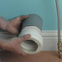 Rubber cuff for a toilet bowl (cam): rules of installation and connection