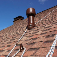 Vėdinimas ant privataus namo stogo: ortakio praėjimo per stogą konstrukcija