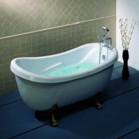 Høyden på badet fra gulvet: standarder, normer og tillatte avvik under installasjonen