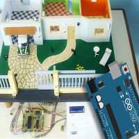 Viedā māja, kuras pamatā ir Arduino kontrolieri: kontrolētas telpas dizains un organizēšana