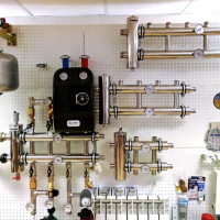 Sistema de calefacción de circulación natural: diseños comunes de circuitos de agua.