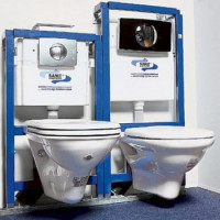 Securing the toilet for installation: step-by-step installation instruction