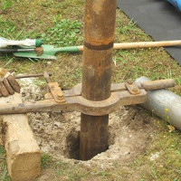 Manual drilling of wells for water: how to drill water intake manually