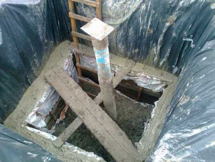 Betonowy monolityczny keson do studni