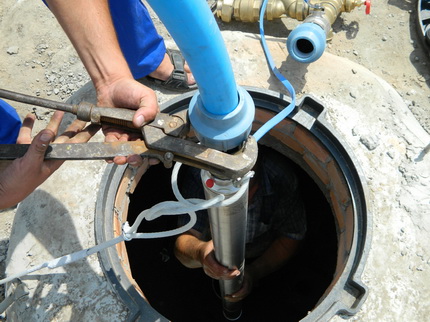 Remplacement de la pompe de puits