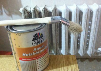 How and how to paint a heating radiator