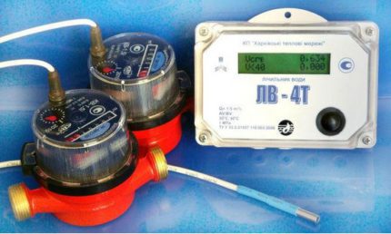Electronic water flow meter