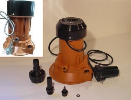 Agidel water pump para sa vertical na pag-install