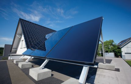 Provoz solárních panelů v topných systémech