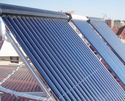 Capteur solaire pour un système de chauffage de maison privée