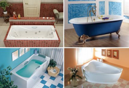 Do-it-yourself bathtub selection