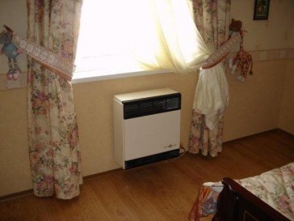 Gas convector in the country