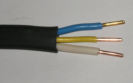Núcleos de cable de tres núcleos