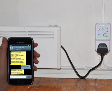 Phone-controlled temperature controllers