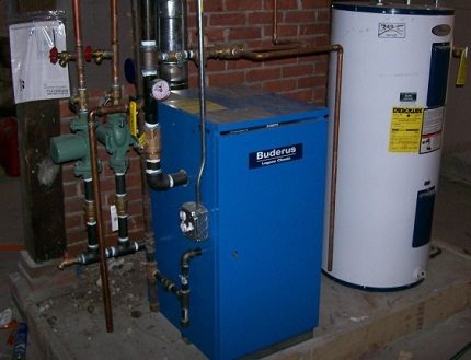 Gas boiler service