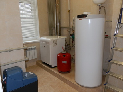 Pag-install ng boiler ng sahig ng sahig