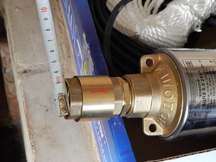 Check valve with pump system