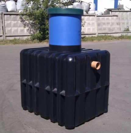 Appearance of the tank septic tank