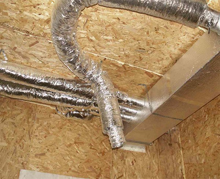 Ceiling duct system