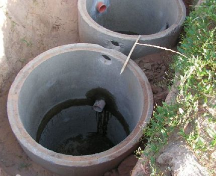 Reinforced concrete ring septic tank