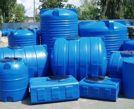 Septic tanks for giving different forms