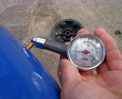 Pressure gauge measurement