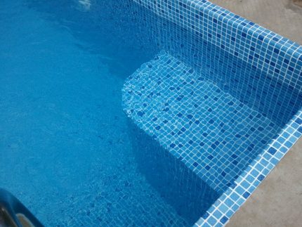 PVC-belagd pool