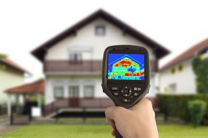 Accounting for heat loss with a thermal imager