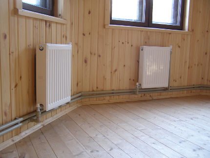 Installation of radiators