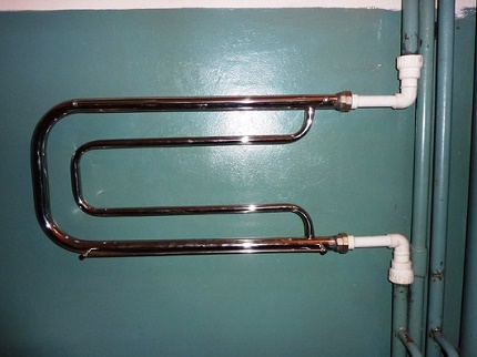 How to replace and connect a heated towel rail