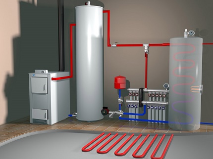 Water as a coolant for autonomous heating systems