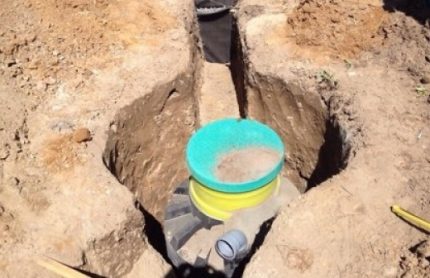 Installation de fosse septique