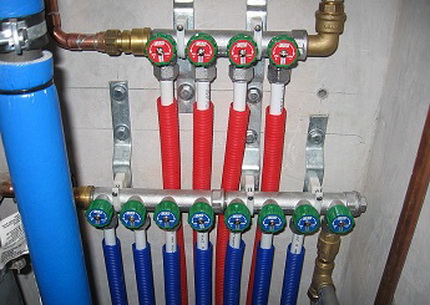 Do-it-yourself plumbing in a private house