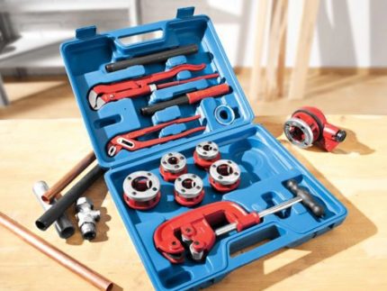 Tool kit for plumbing