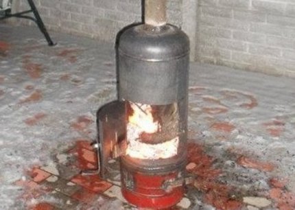 Option to make a potbelly stove