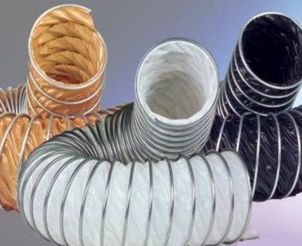 Cloth ventilation ducts