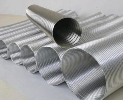  Flexible pipe for ventilation