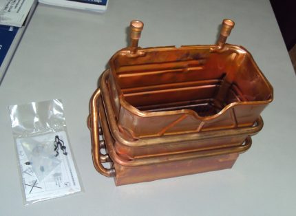 Copper heat exchanger