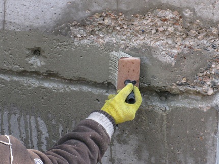 The use of penetrating waterproofing