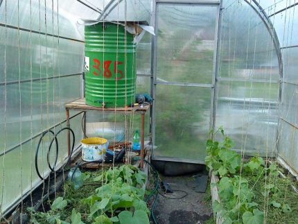 Greenhouse drip irrigation system